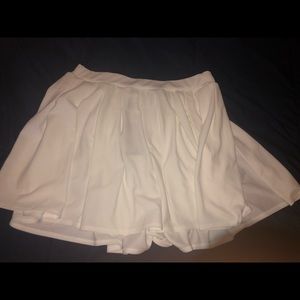 slit leg tennis skirt